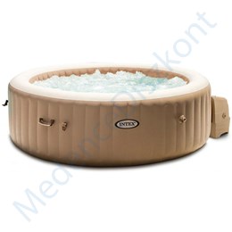 INTEX PureSPA Sahara Tan jacuzzi 6 személyes kerek 216 x 71 cm bézs / fehér #28428