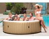 INTEX PureSPA Sahara Tan jacuzzi 6 személyes kerek 216 x 71 cm bézs / fehér #28428