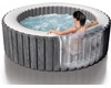 INTEX PureSPA Greywood Deluxe jacuzzi 6 személyes kerek 216 x 71 cm szürke / fehér #28442