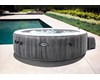 INTEX PureSPA Greywood Deluxe jacuzzi 6 személyes kerek 216 x 71 cm szürke / fehér #28442